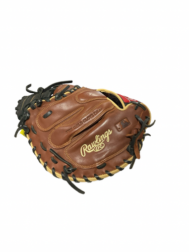 Used Rawlings Sandlot Catchers Mitt Bb Sb Catchers Rh Throw Brown 33" 11834-s000052071
