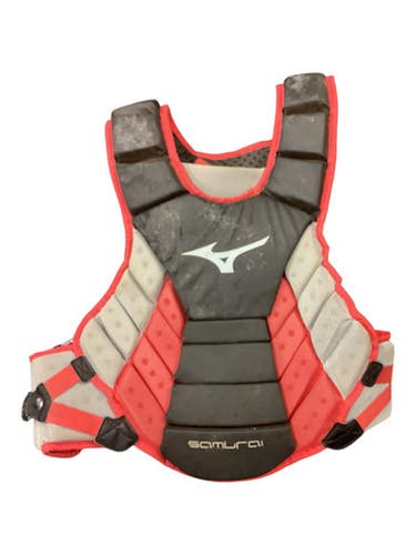 Used Mizuno Samurai Catchers Chest Protector Red Adult 11846-s000105935