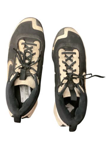 Used Nike Diamond Turf Bb Sb Cleats Black Youth 10.5 11846-s000105926