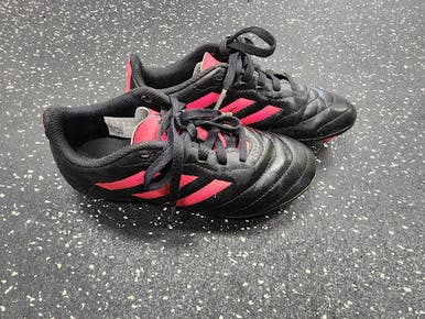Used Adidas Goletto Soccer Cleats Black And Pink Junior 01 11849-s000040707