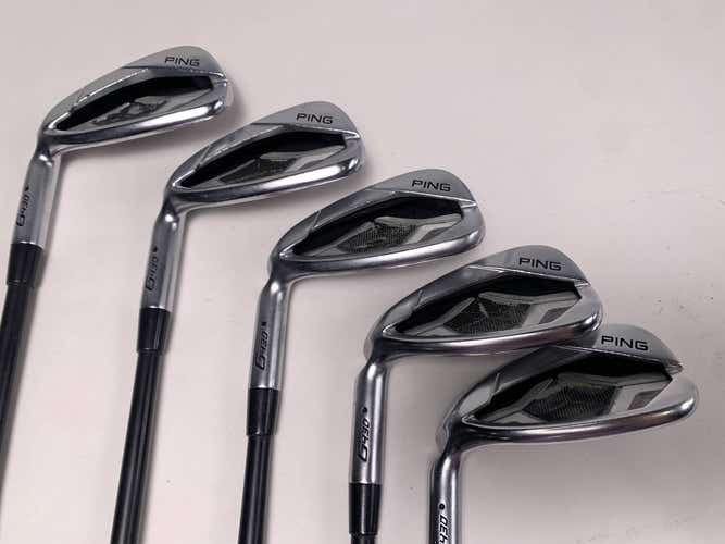 LEFTY Ping G430 Iron Set 8-PW+AW+SW Black Dot Alta CB AWT Senior Graphite LH
