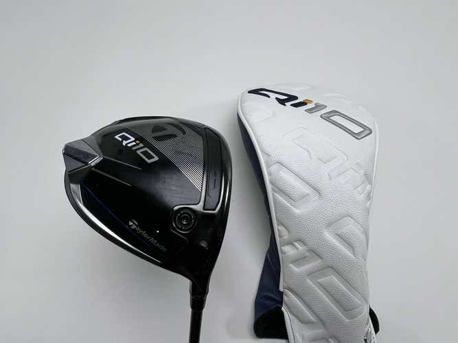TaylorMade Qi10 Driver 9* UST Mamiya Helium 5F3 Regular Graphite Mens RH HC