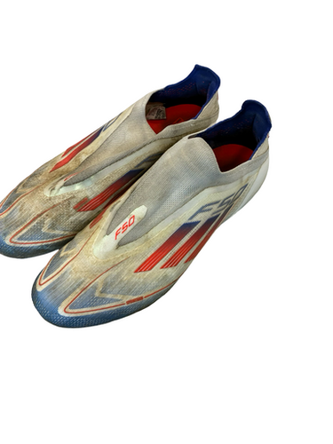 Used Adidas Soccer Cleats White Senior 8.5 11682-s000133948