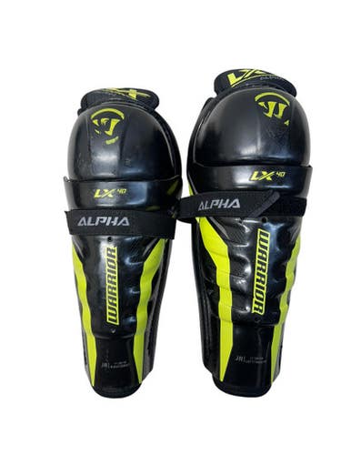 Used Warrior Alpha Lx Junior Shin Guards Black 11" 11835-s000209139
