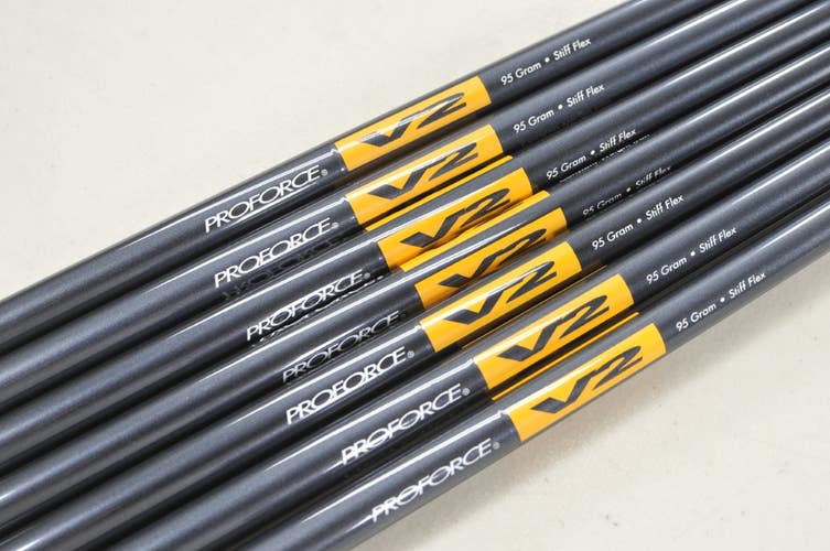 UST Mamiya ProForce V2 95g Stiff Flex 7pc Iron Shaft Set .370 Graphite #221224