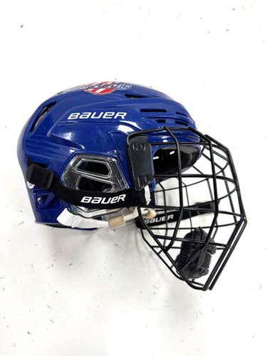 Used Bauer Reakt 85 Small 2030 Helmet Cage Combo Royal Blue Sm 11860-s000310352