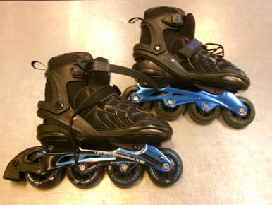 Used Schwinn Adj 8-9.5 Senior Rec Fitness Skates Black Adjustable 11339-s000202710