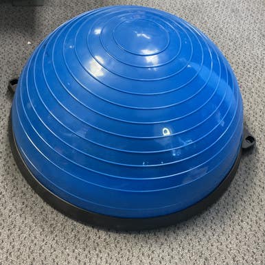 Used Half Exercise Ball Trainer Royal Blue 11855-s000205169