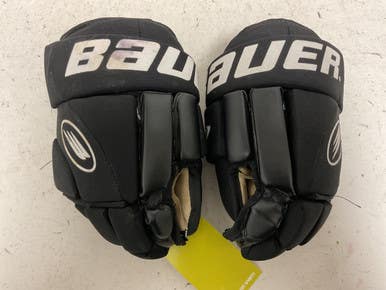 Used Bauer Impact 300 Junior Gloves Black And White 11" 11855-s000205143