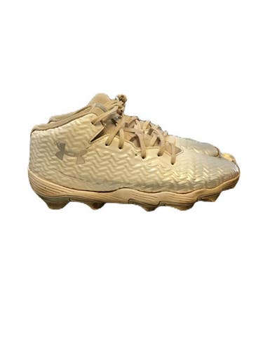 Used Under Armour 3028207-100 Adult Fb Cleats White Senior 11 11730-s000072025