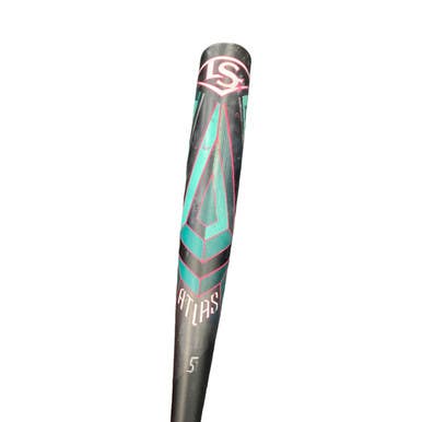Used Louisville Slugger Atlas Bb Sb High School -3 Bat Black 33" 11859-s000031463