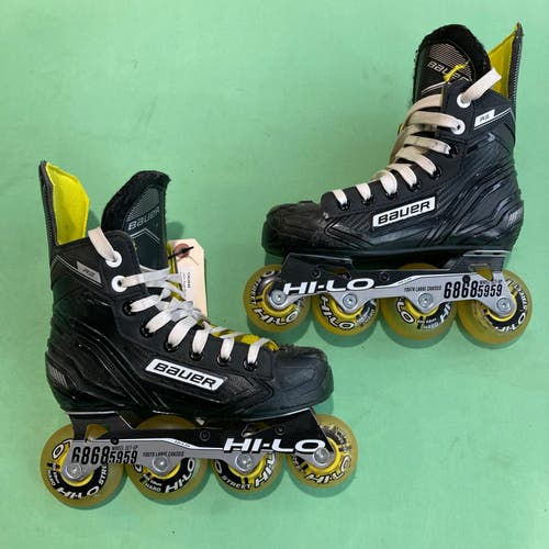 Used Junior Bauer RS Inline Skates Size 1
