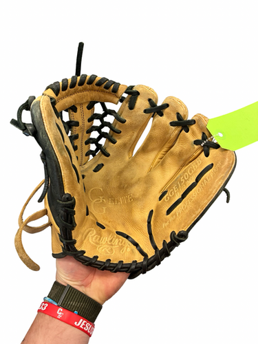 Used Rawlings Gg Elite 11 1 2 Bb Sb Glove Rh Throw Tan 11 1 2" 11682-s000134032