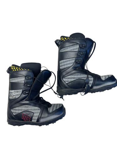 Used M3 Millenium Three Mens Snowboard Boots Black And Grey Senior 9 11835-s000209229