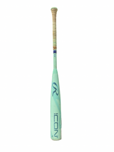 Used Rawlings Icon Teal Bb Sb High School -3 Bat 32" 11834-s000052287