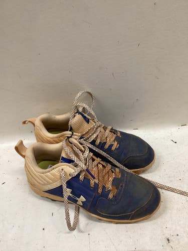 Used Under Armour Leadoff Bb Cleats Bb Sb Cleats Royal Blue Junior 02.5 11725-s000503668
