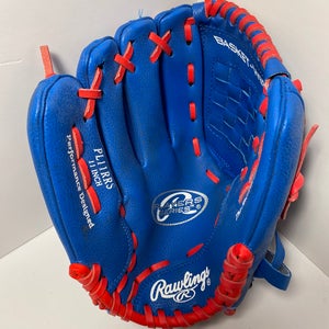 Rawlings Players Series 11 Inch Youth Baseball Glove Blue Red PL11RRS Left Hand Throw