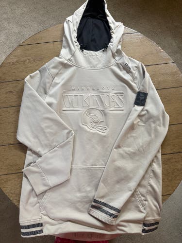 UNRL limited collab MN Vikings cream hoodie