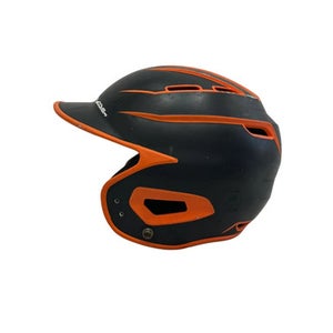 Used Boombah Bbh2sp-jr Osfm Batting Helmet No Mask Black And Orange 11692-s000152424