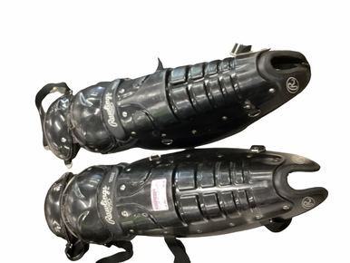 Used Rawlings Adult Uldcw Catchers Leg Guards Black Adult 11613-s000183966