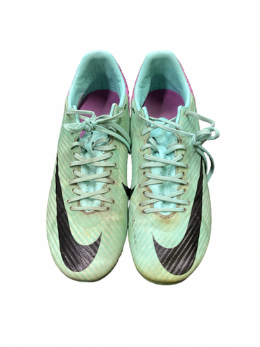 Used Nike Mercurial Air Zoom Soccer Cleats Purple And Turquoise Senior 8.5 11613-s000183934