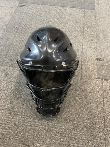 Used Wilson Catcher Helmet Mlb Catchers Helmet W Mask Black Sm 11614-s000238231