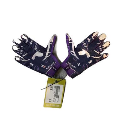 Used Under Armour F7 Fb Gloves Purple Md 11730-s000072131