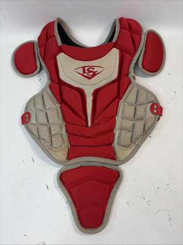 Louisville Slugger PG Series 5 Catchers Chest Protector, Red, 13"