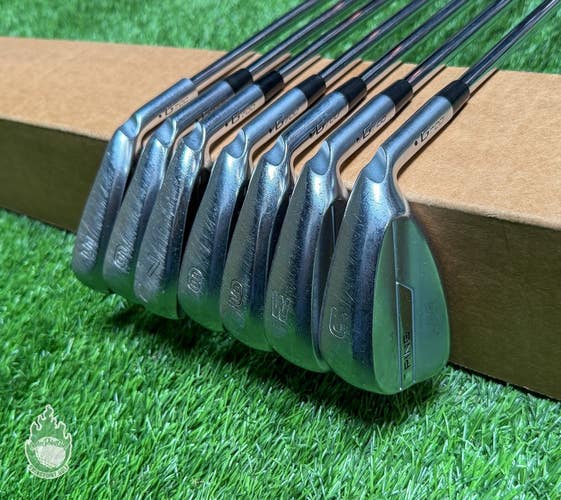 Used RH Ping Black Dot G700 Irons 5-PW/UW AWT 2.0 Regular Flex Steel Golf Set