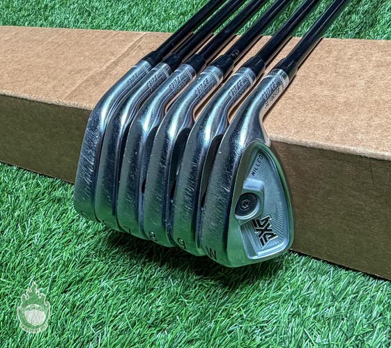 Used RH PXG 0317T/0317 CB 3X Forged Irons 5-PW MMT 105g Stiff Graphite Golf Set