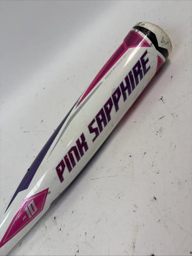 Easton Pink Sapphire Fastpitch Alloy Softball Bat, 25/15 (-10), 2 1/4"