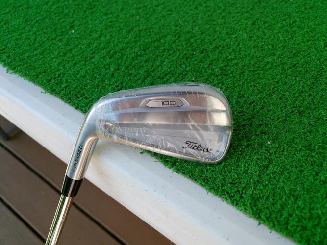 Titleist Forged 2021 T100 6-Iron w/ True Temper AMT S300 Stiff Shaft - LEFTY