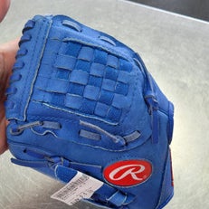 Used Rawlings 9.5 Bb Sb Glove Lh Throw Royal Blue 9 1 2" 11497-c000158786