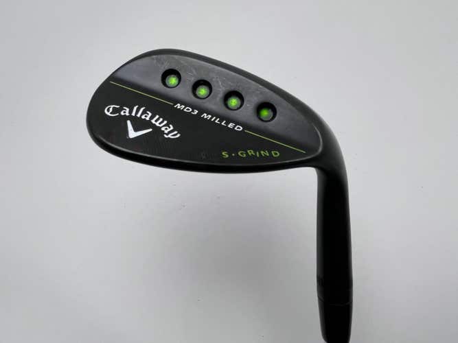 Callaway MD3 Milled Black S-Grind Lob Wedge LW 60* 9S Precision 6.5 XStiff RH