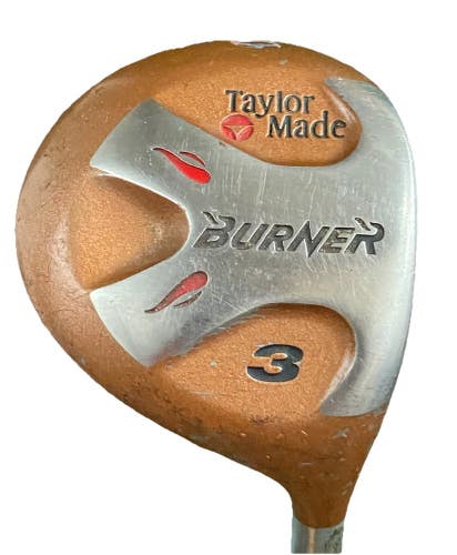 TaylorMade Burner 3 Wood 15* Men's RH R-80 Regular Bubble Graphite 42.5" 1990's
