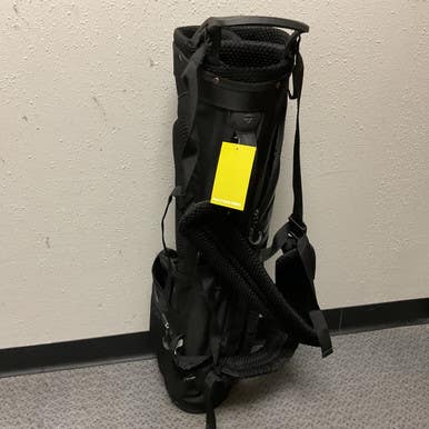 Used Taylormade Quiver Pencil Mens Stand Bag Black 11855-s000205523