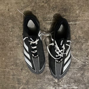 Black Men's Size M 11.5 (W 12.5) Adult Adidas Adizero Low Top Molded Cleats (Used)