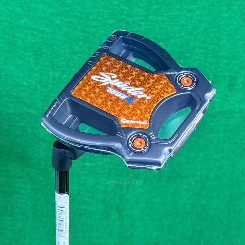 NEW LH TaylorMade '24 Spider TourX Black 35" X1 Putter w/SuperStroke & HC