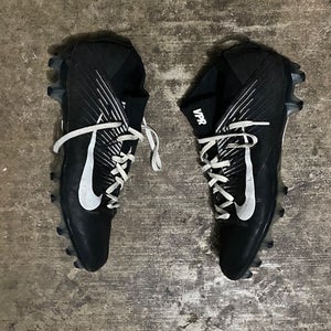 Black Men's Size M 12.0 (W 13.0) Adult Nike Vapor Untouchable 2 Low Top Molded Cleats (Used)
