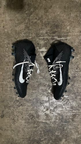Black Men's Size M 12.0 (W 13.0) Adult Nike Vapor Untouchable 2 Low Top Molded Cleats (Used)