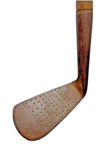 Toft's Handmade Hand Forged Mashie 5 Iron Hickory Shaft 35.5" RH Leather Grip