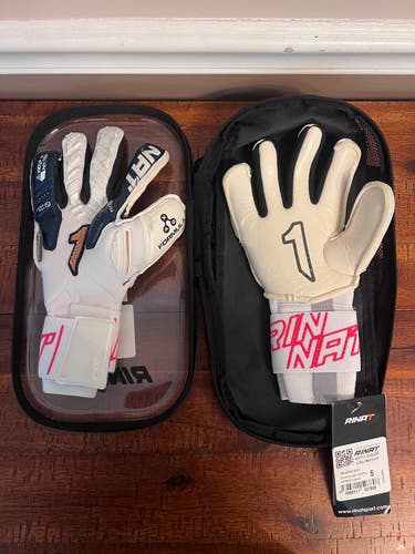 Small Goalie Gloves (New-Never Used-Has Protective Plastic on Palms) by Rinat