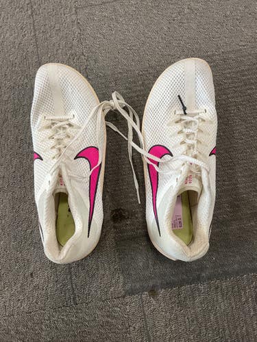 Used Nike Rival Distance Track & Field Cleats Adult White Senior 7 11614-s000238410