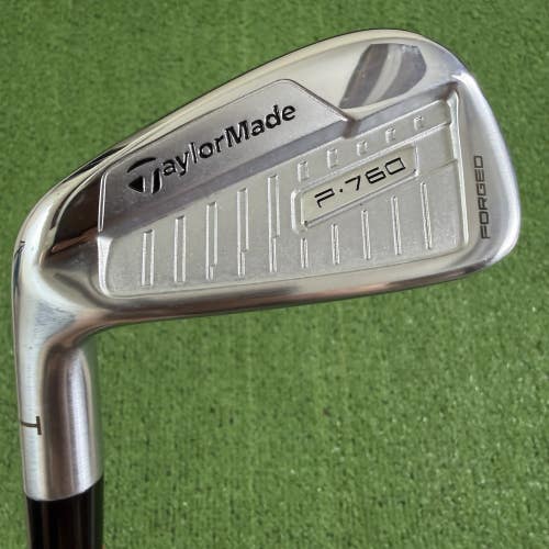 Taylormade P760 7 Iron Demo Club Left Handed Project X 6.0 Stiff Left Handed