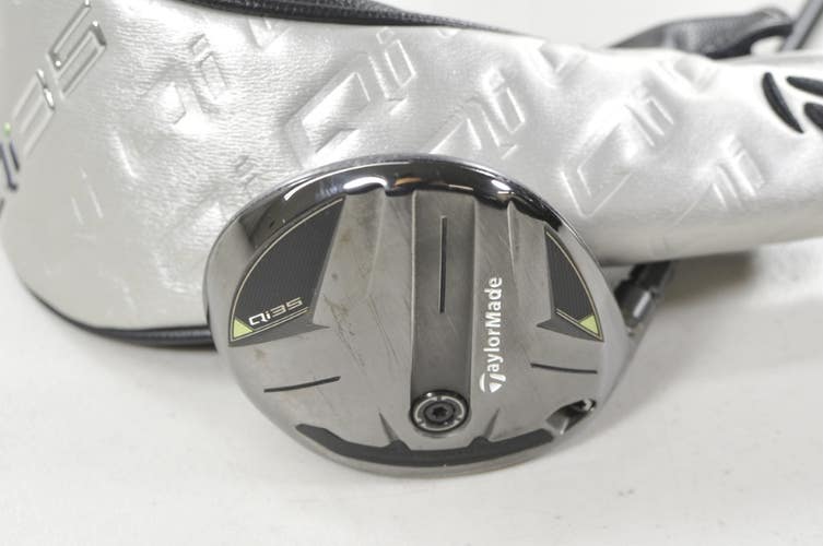 LEFT HANDED TaylorMade Qi35 3-15* Fairway Wood Stiff HZRDUS 6.0 Graphite #221495