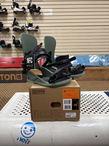 Union Strata Mens Size Medium Snowboard Bindings NEW 25/26 (Color Olive Green)