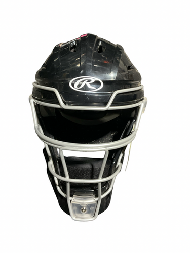 Used Rawlings Blk Catchers Helmet Catchers Mask Black 11834-s000052692