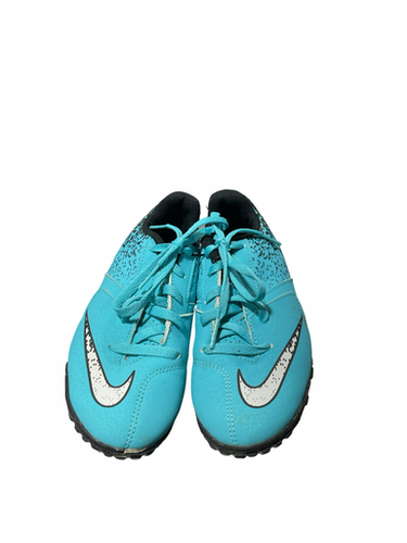 Used Nike Soccer Indoor Shoes Teal Youth 13.0 11834-s000052687