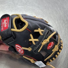 Used Rawlings 10.5 Bb Sb Glove Rh Throw Black 10 1 2" 11497-s000158861