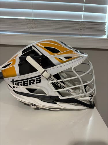 Game Used Towson Lacrosse LIMITED EDITION Throwback Helmet
